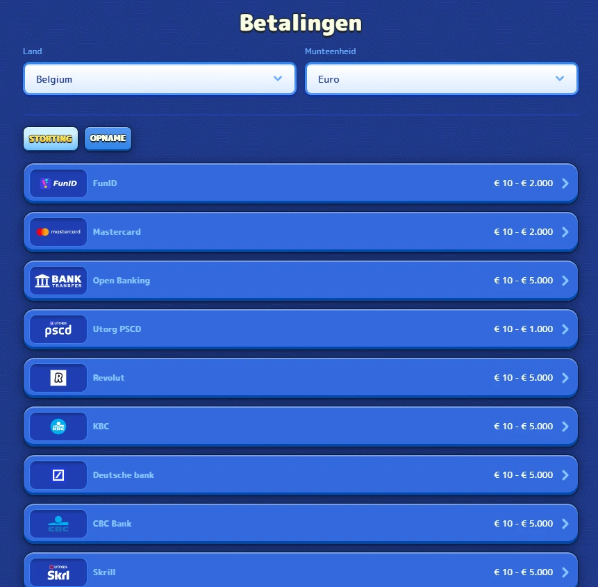 Pistolo betalingen
